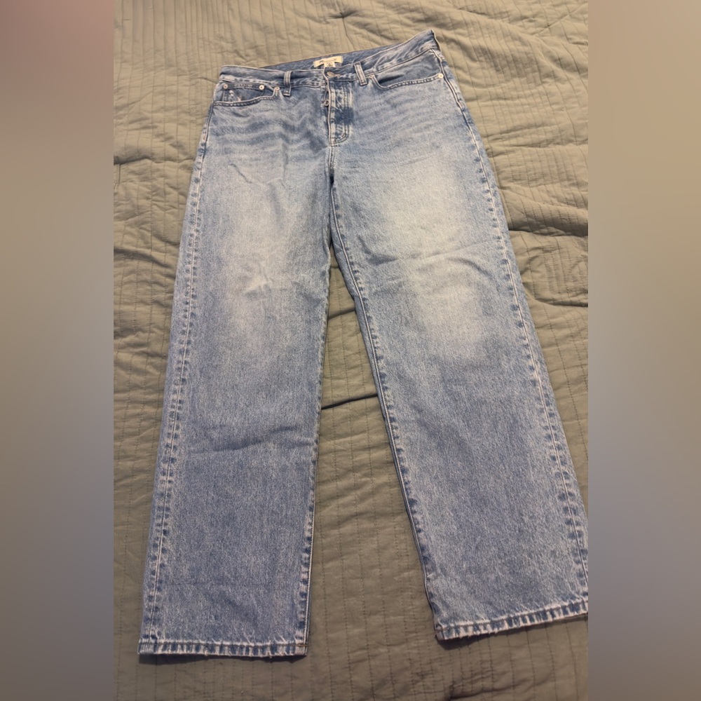 Madewell Low-Slung Straight Jeans